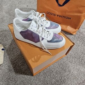 Louis Vuitton Sneakers in White and Purple